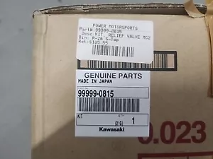 OIL PRESSURE RELIEF VALVE KIT Kawasaki Ninja OEM 99999-0815 BRAND NEW - Picture 1 of 4