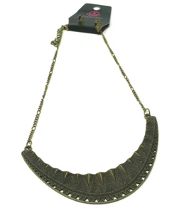  Halskette Ohrringe Bronzefarben Art Deco - Bild 1 von 5