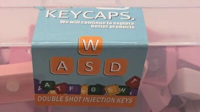 Key Caps - Pink Double Shot Injection Keys - Standard Keyboard Keycaps - Image 1 of 4