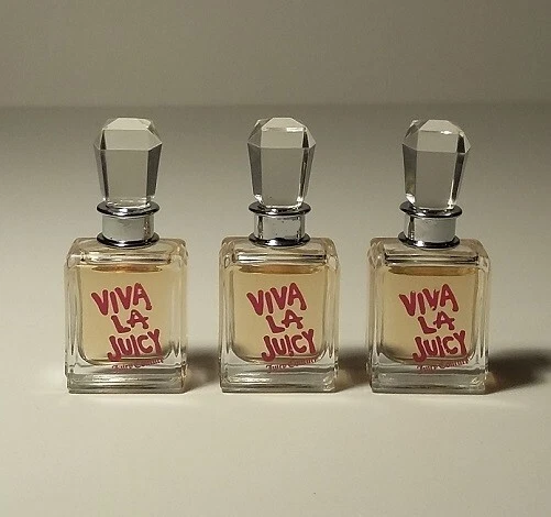 3 miniaturas de PERFUME/PERFUME Juicy Couture VIVA LA JUICY de 0,17 oz/5 ml cada una Foto 1 de 1