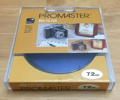 Promaster Filter 72mm 80A Original Packaging Screw In Blue Glass Filter  - Image 1 of 3