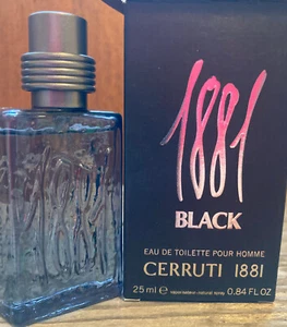 Cerruti 1881 Black EDT .84 OZ 25 ML - Picture 1 of 3