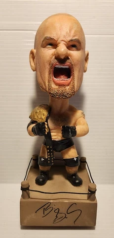 WCW & WWE Big Boys Collectible Figures Goldberg Bobble Head Made of Polyresin Cover