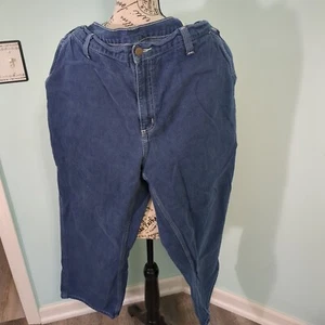 Carhartt Loose Original Fit Latzhose Arbeit Zimmermann Jeans Herren 38 x 28 - Bild 1 von 5