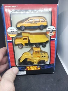 Ruedas turbo raras de colección 3 coches diecast. Construcción. Nuevo en caja. - Imagen 1 de 10