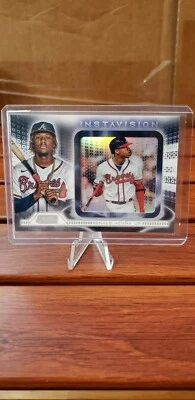 2021 Topps Stadium Club Ronald Acuna Jr. - Instavision - SSP Insert - #IR-RA - Image 1 of 2