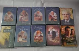 LDS Mormon Lot 10 DVDs Specials Movies: Lives of Prophets + Restoration - Imagen 1 de 16