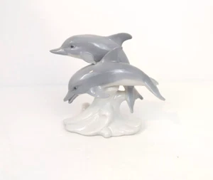 Otagiri Japan Dolphins Leaping Ocean Waves Leaping Dolphins Jumping Dolphin - Picture 1 of 11