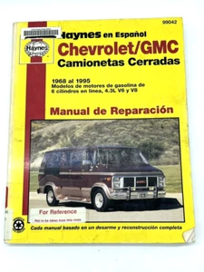 Chevrolet/GMC 1968 - 1995 Camionetas Cerradas Haynes manual de reparación - Imagen 1 de 3