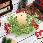 Candle Garland Rings Christmas Decoration for Livingroom Parties Farmhouse