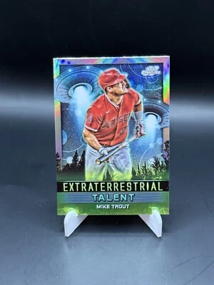 2024 Topps Chrome Cosmic ET-10 Mike Trout Extraterrestrial Talent - Image 1 of 2