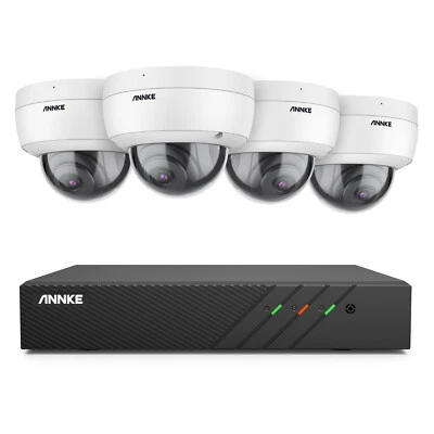 ANNKE 5MP CCTV Security System Audio In Camera 6MP 8CH H.265+ NVR Night Vision - Image 1 of 4