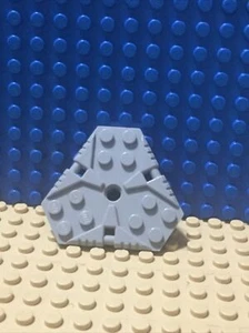 Original LEGO Part # 27255 gray HEXAGONAL WITH PIN HOLE - Picture 1 of 1