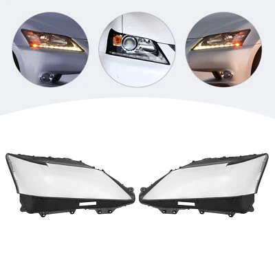 For 2012-2015 Lexus GS250 GS350 GS450H Left&Right Headlight Lens Shell Cover Foto 1 de 4