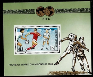 Mongolia Bl. 114, Football World Championship 1986 - Picture 1 of 1