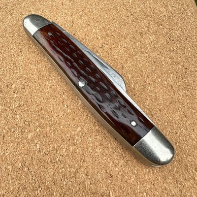 Vintage Case XX "XX's under" 1940-1964 Red Bone Stockman 6347HP Rare - Image 1 of 4