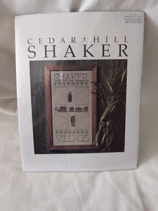 Cedar Hill Shaker Village Shaker Kit # 2983 DMC Zahnseide & Nadel 9,25 x 18,5" - Bild 1 von 4