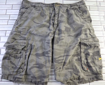 Винтажные мужские шорты-карго Billabong с вышивкой 31 камуфляж с надписью логотип 38 - Изображение 1 из 4