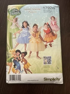 Simplicity Pattern Disney Fairies Child Size 4-8 Dress Skirt Pants Costume Uncut - Picture 1 of 1
