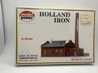 Model Power 1546, Holland Iron Company, Structure Model Kit, N Scale, Germany. - Image 1 of 4