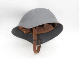 Swiss Army Military M18/43 Police Steel Grey Helmet Militaria Switzerland WW2 - Picture 1 of 8