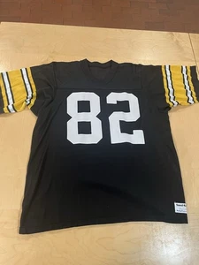 Vintage Sand-Knit Football Jersey Pittsburgh Steelers #82 John Stallworth XL USA - Picture 1 of 5