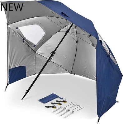 Sport-Brella PremiereXL UPF 50+Umbrella Shelter for Sun and Rain Protection,Blue - Image 1 of 4