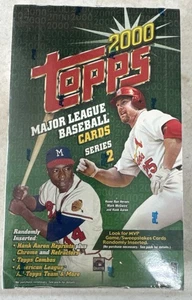 Caja sellada de fábrica Topps Baseball 2000 serie 2 caja de cera/36 paquetes - Imagen 1 de 2