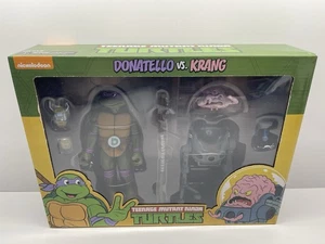 Paquete de 2 figuras NECA Teenage Mutant Ninja Turtles TMNT DONATELLO VS KRANG  - Imagen 1 de 2