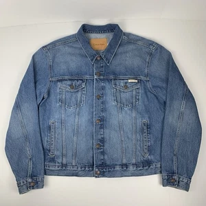 Calvin Klein Jeansjacke Blau Denim Trucker Herren Größe XXL - Bild 1 von 8