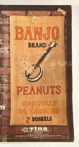 Banjo Marke Peanuts Vintage 1982 Sackleinen Crewel Stickpackung einfache Stiche Neu in Verpackung - Bild 1 von 7