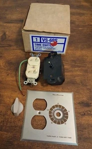 NuTone VS-69S Time Switch 15min Timer & Two "ON-OFF" Controls For Two Gang Box - Picture 1 of 5