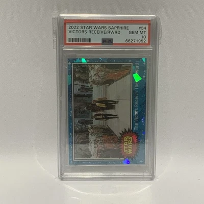Topps 2022 Star Wars Sapphire No. 54 The Victors Receive Their Reward Psa 10 - Image 1 of 2