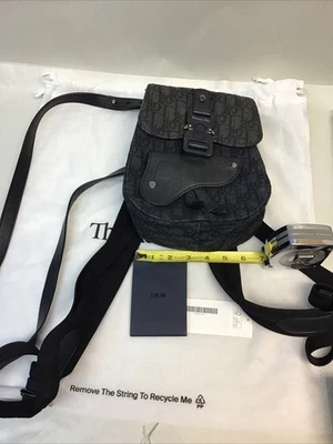 Dior Men’s Oblique Saddle Gallop Backpack 10337 139534386 *READ* - Image 1 of 4