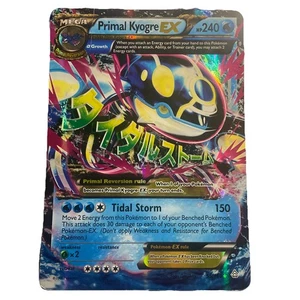 JUMBO OVERSIZED ​Primal Kyogre EX 55/160 - Pokemon Card MP 2014 VG - Picture 1 of 2