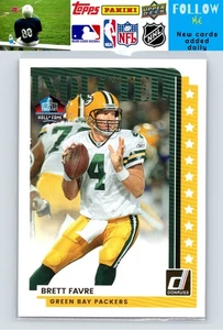 2025 Donruss #I-BFA Brett Favre Inducted - Picture 1 of 2