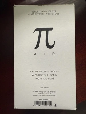NOVO Pi AIR BY GIVENCHY EAU DE TOILETTE FRAICHE 3,3 OZ 100 ML TESTADOR MASCULINO - Imagem 1 de 4