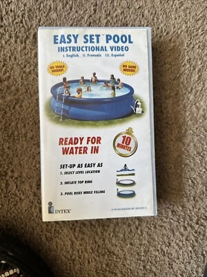 VHS: EASY SET POOL MODEL M1 INSTRUCTIONAL VIDEO VHS - Image 1 of 3
