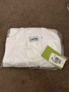 Landau Unisex Mid-Length White Lab Coat- Size 40 - Picture 1 of 1