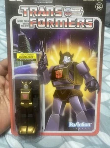 Super7 ReAction Figures Transformers Gold Armor Bumblebee Goldbug EXCLUSIVE Read - Picture 1 of 6