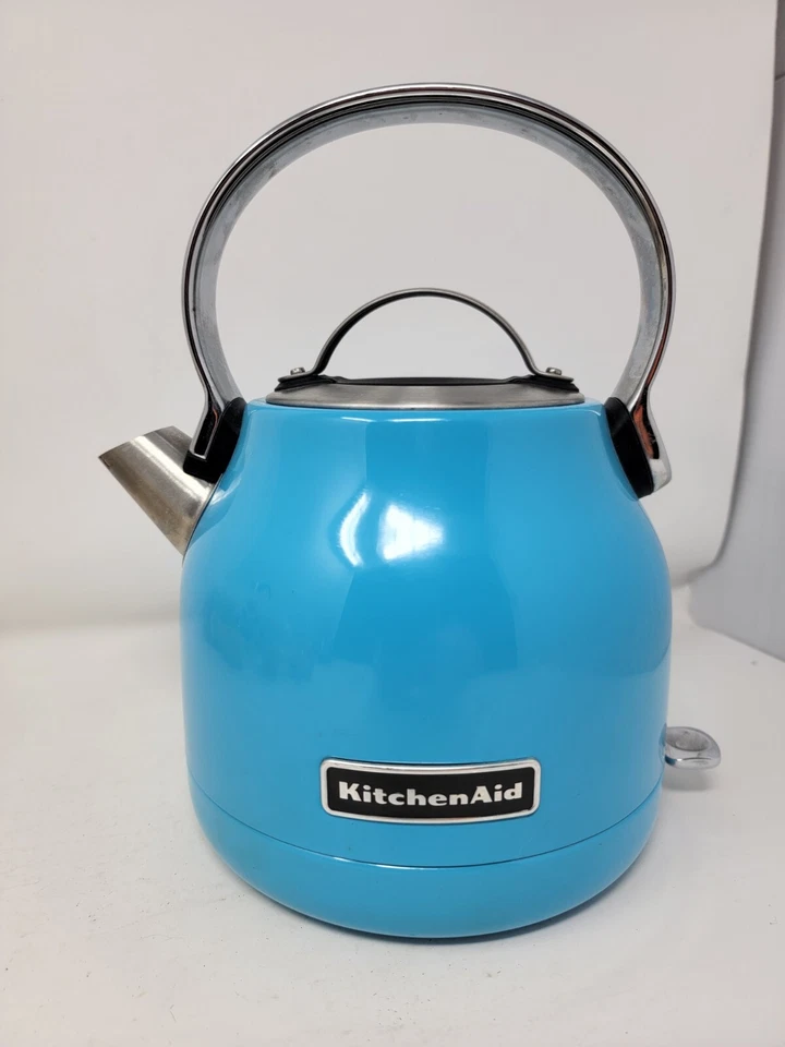 KitchenAid 1,25 litros cristal azul tetera eléctrica de agua caliente SOLO KEK1222CL Foto 1 de 4