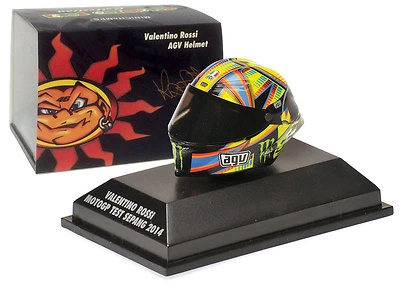 Minichamps Valentino Rossi AGV Helmet MotoGP Test Sepang 2014 - 1/8 Scale - Image 1 of 3
