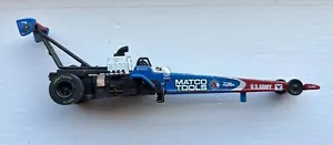 AUTO WORLD NHRA Top Fuel Dragster MATCO TOOLS Antron Brown HO Slot Car UNBOXED - Picture 1 of 8