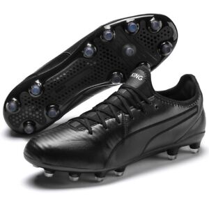 Puma King Pro FG Soccer Cleats Kangaroo Leather Mens Black 105608 01 Sz 7.5 US