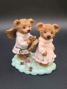 1997 Angel Sewing Bears Young's Collection #F9 - Picture 1 of 7