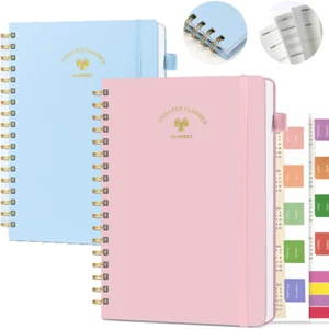 Planer Notizbuch Spiral Notizbuch A5 liniert Papier Notizbücher PU Cover Notizbuch - Bild 1 von 26