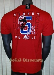 ALBERT PUJOLS Los Angeles ANGELS of Anaheim T-Shirt MLB Players Choice XLarge XL - Picture 1 of 2