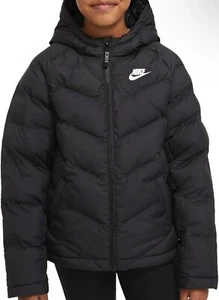 NEW Nike Filled Hooded Zip Jacket, Black, Youth Unisex, XL , MSRP $100 - Picture 1 of 12
