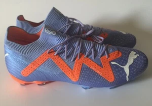 Puma Mens 12.5 FUTURE ULTIMATE FG/AG Soccer Cleats 107165-01 Blue Glimmer/Orange - Picture 1 of 8