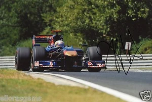 Formula One F1 Driver Jaime Alguersuari Red Bull Hand Signed Photo 12x8" N - Picture 1 of 1